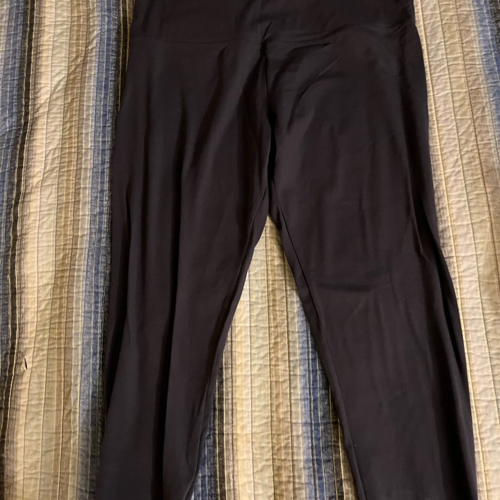 Source Unknown Black Leggings with Elastic Waistband